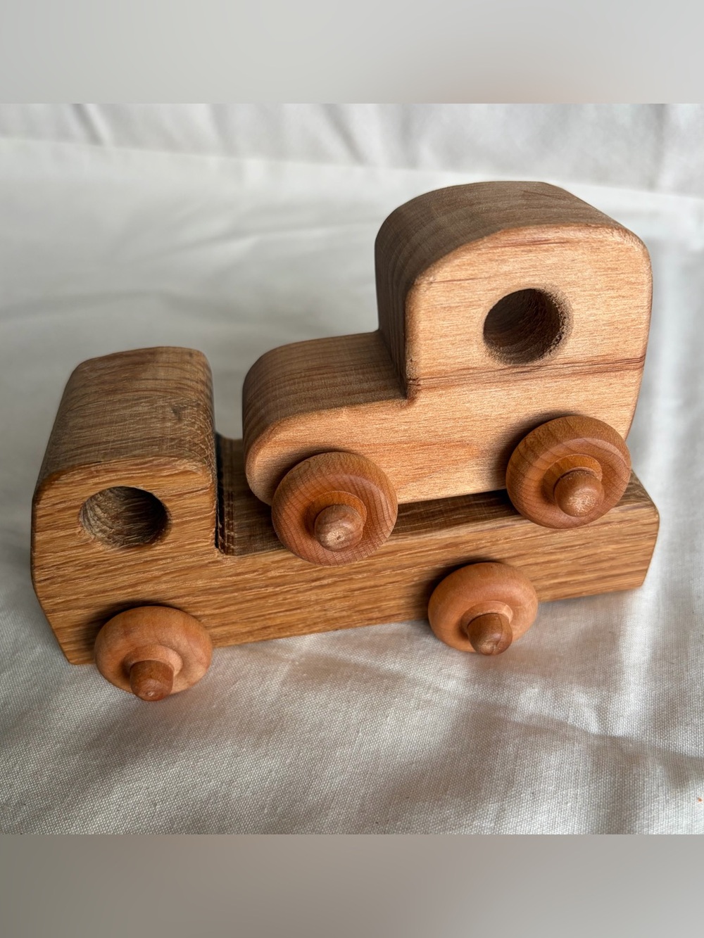 Vintage Style Wood Car Toys/ Nursery Decor set of 2